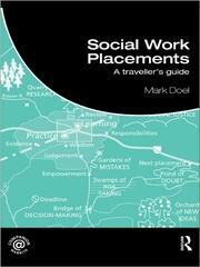 Social Work Placements: A Traveller's Guide book cover