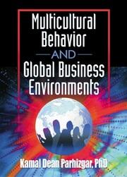 Multicultural Behavior and Global Business Environments book cover