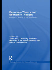 Economic Theory and Economic Thought: Essays in honour of Ian Steedman book cover