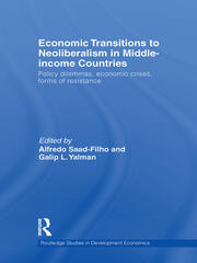 Economic Transitions to Neoliberalism in Middle-Income Countries: Policy Dilemmas, Economic Crises, Forms of Resistance book cover