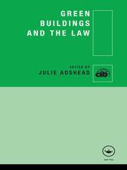 Green Buildings and the Law book cover
