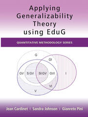 Applying Generalizability Theory using EduG book cover