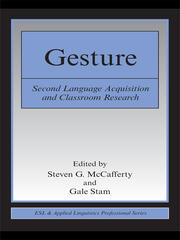 Gesture: Second Language Acquistion and Classroom Research book cover