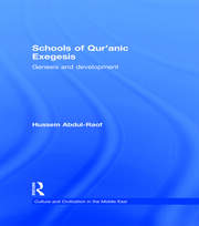 Schools of Qur'anic Exegesis: Genesis and Development book cover