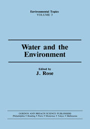 Water and the Environment book cover