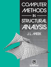 Computer Methods in Structural Analysis book cover