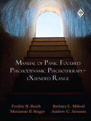 Manual of Panic Focused Psychodynamic Psychotherapy - eXtended Range book cover