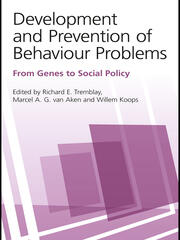 Development and Prevention of Behaviour Problems: From Genes to Social Policy book cover