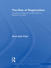 The Rise of Regionalism: Causes of Regional Mobilization in Western Europe book cover