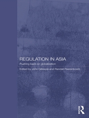 Regulation in Asia: Pushing Back on Globalization book cover