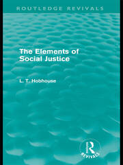 The Elements of Social Justice (Routledge Revivals) book cover