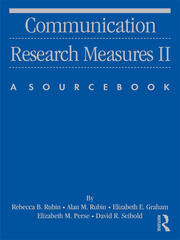 Communication Research Measures II: A Sourcebook book cover