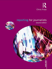 Reporting for Journalists book cover