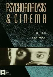 Psychoanalysis and Cinema book cover