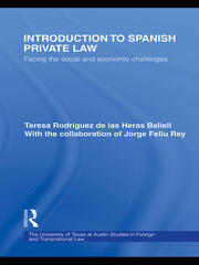 Introduction to Spanish Private Law: Facing the Social and Economic Challenges book cover