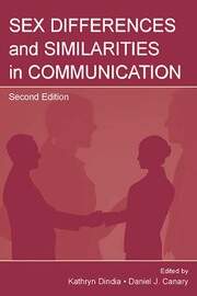 Sex Differences and Similarities in Communication book cover
