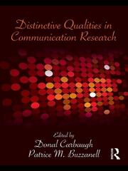 Distinctive Qualities in Communication Research book cover