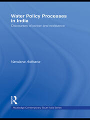 Water Policy Processes in India: Discourses of Power and Resistance book cover