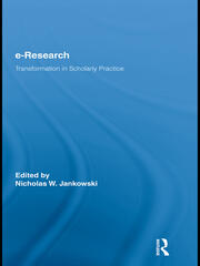 E-Research: Transformation in Scholarly Practice book cover