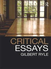 Critical Essays: Collected Papers Volume 1 book cover
