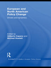 European and North American Policy Change: Drivers and Dynamics book cover