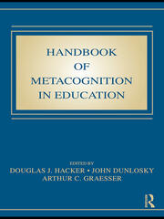 Handbook of Metacognition in Education book cover