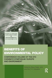 Benefits of Environmental Policy: Conference Volume of the 6th Chemnitz Symposium 'Europe and Environment' book cover