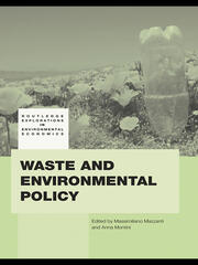 Waste and Environmental Policy book cover