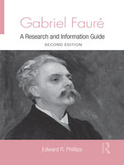 Gabriel Faure: A Guide to Research book cover