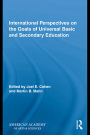 International Perspectives on the Goals of Universal Basic and Secondary Education book cover
