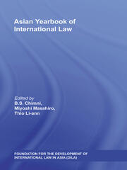 Asian Yearbook of International Law: Volume 13 (2007) book cover