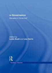 e-Governance: Managing or Governing? book cover