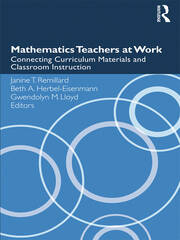 Mathematics Teachers at Work: Connecting Curriculum Materials and Classroom Instruction book cover