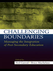 Challenging Boundaries: Managing the integration of post-secondary education book cover
