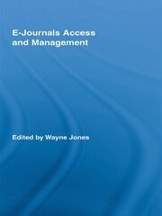 E-Journals Access and Management book cover