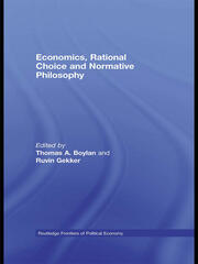 Economics, Rational Choice and Normative Philosophy book cover