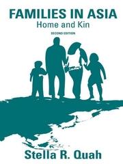 Families in Asia: Home and Kin book cover