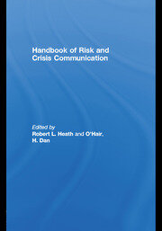 Handbook of Risk and Crisis Communication book cover