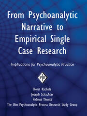 From Psychoanalytic Narrative to Empirical Single Case Research: Implications for Psychoanalytic Practice book cover