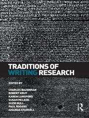 Traditions of Writing Research book cover