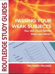 Passing Your Weak Subjects: You are much better than you think! book cover