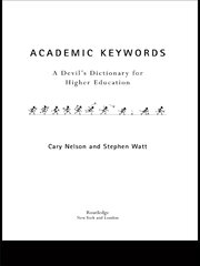 Academic Keywords: A Devil's Dictionary for Higher Education book cover