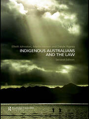 Indigenous Australians and the Law book cover