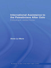 International Assistance to the Palestinians after Oslo: Political guilt, wasted money book cover