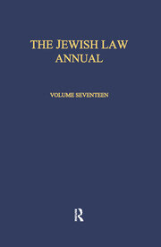 The Jewish Law Annual Volume 17 book cover