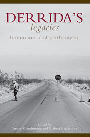 Derrida's Legacies: Literature and Philosophy book cover