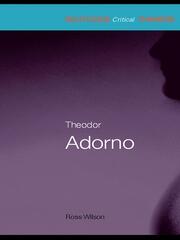 Theodor Adorno book cover