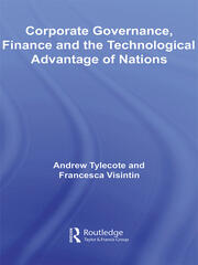 Corporate Governance, Finance and the Technological Advantage of Nations book cover
