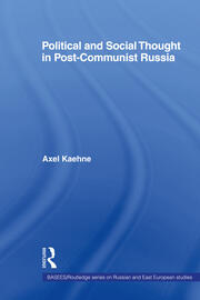 Political and Social Thought in Post-Communist Russia book cover