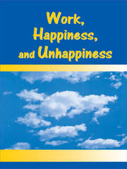 Work, Happiness, and Unhappiness book cover